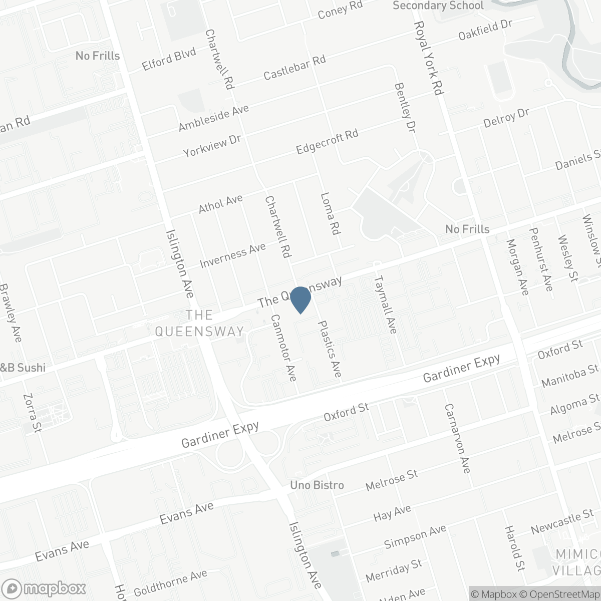 703 - 859 THE QUEENSWAY, Toronto, Ontario M8Z 1N8